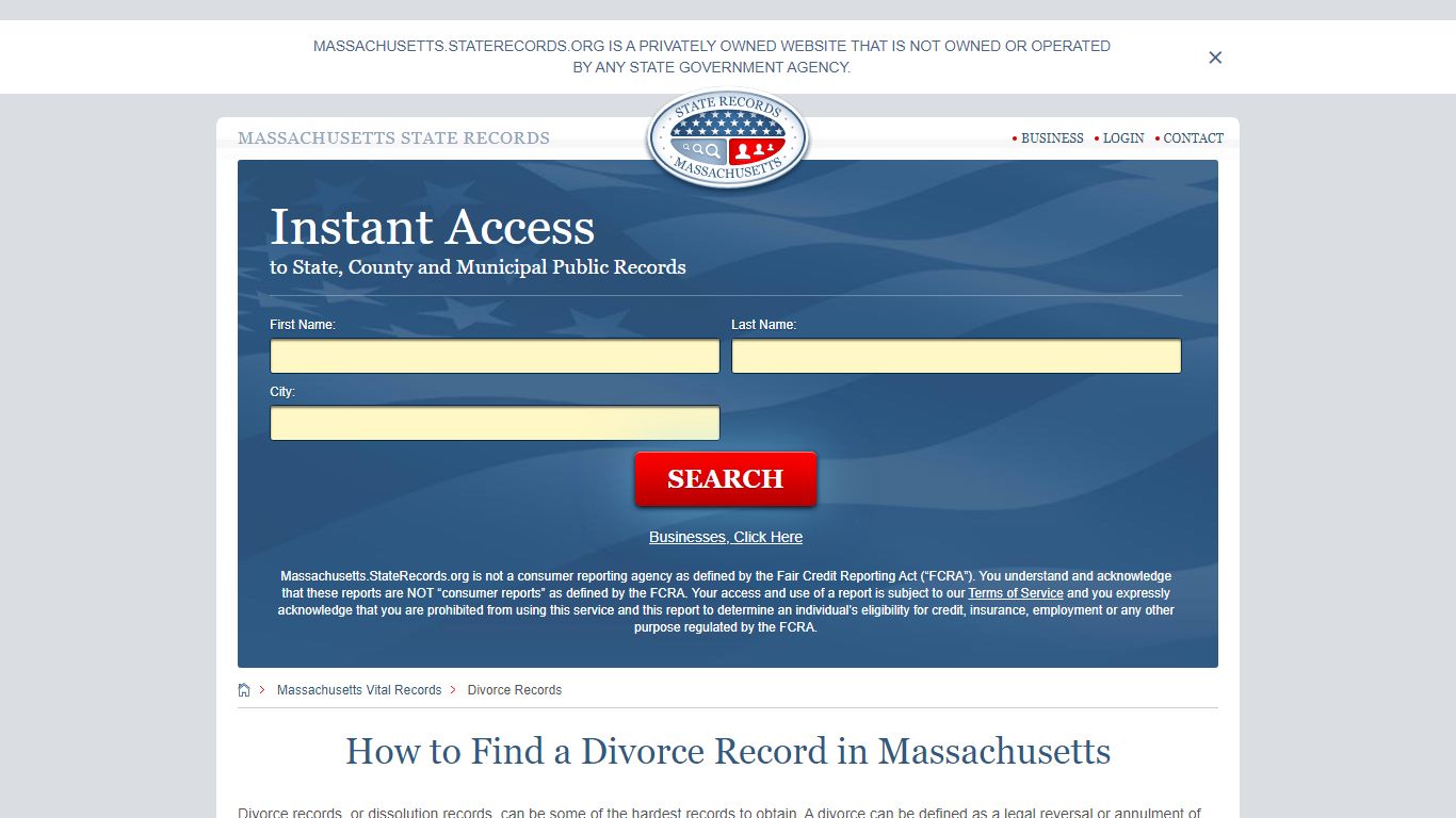 How to Find a Divorce Record in Massachusetts